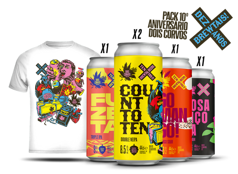 PACK 10 ANOS BREWTAIS - - 10% de Desconto
